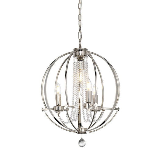 The 'Imperial Orb' Four Light Chandelier 