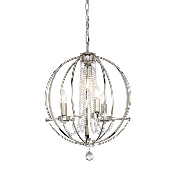 The 'Imperial Orb' Four Light Chandelier
