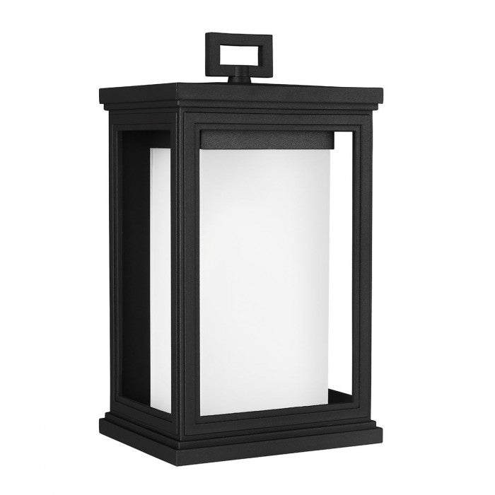 "The Kelshall" Black Flush Wall Lantern