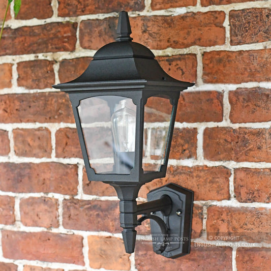 "The Kirkstead" Black Traditional Black Wall Lantern