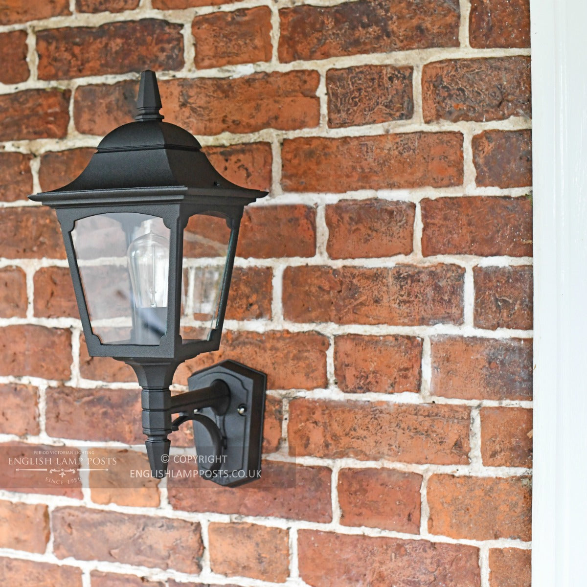 "The Kirkstead" Black Traditional Black Wall Lantern