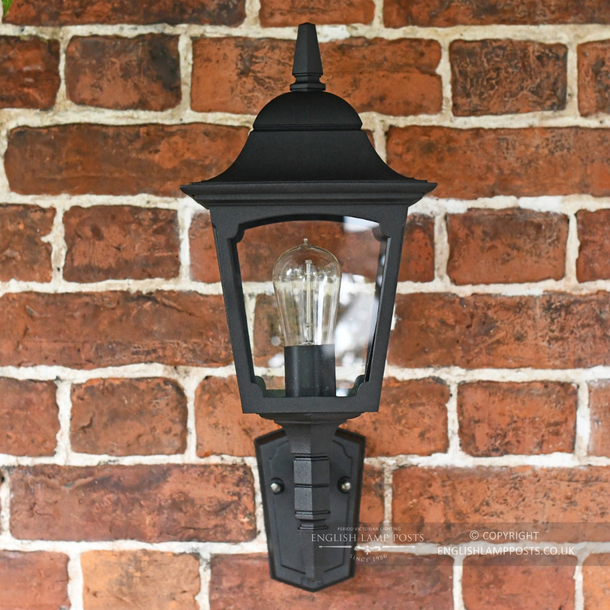 "The Kirkstead" Black Traditional Black Wall Lantern