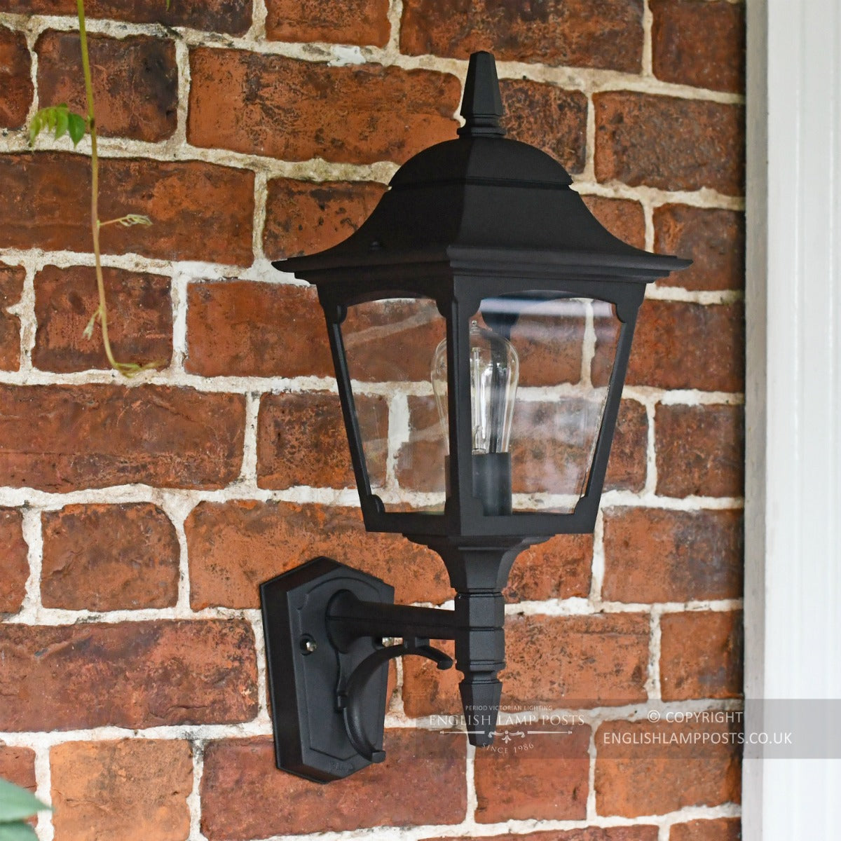 "The Kirkstead" Black Traditional Black Wall Lantern