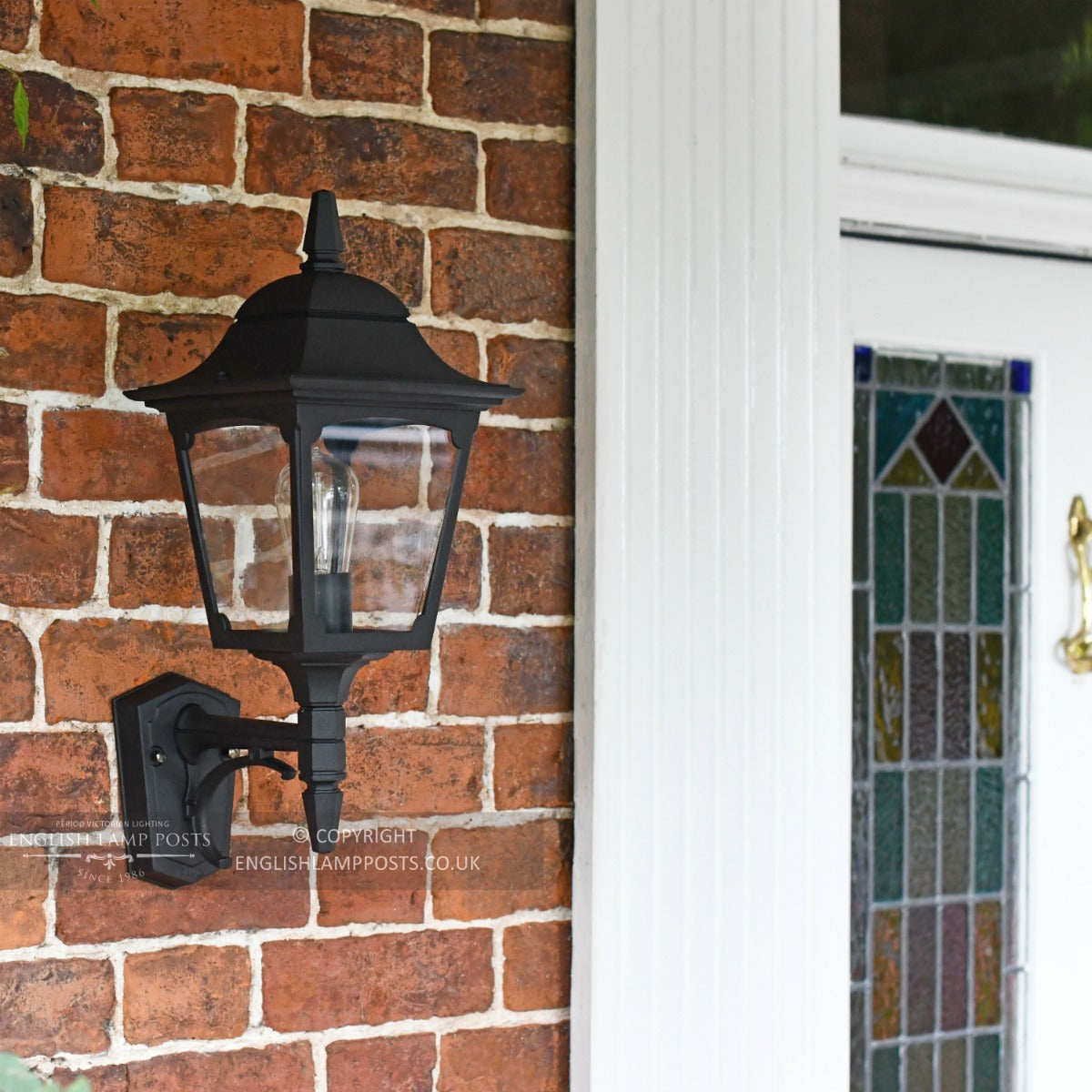 "The Kirkstead" Black Traditional Black Wall Lantern