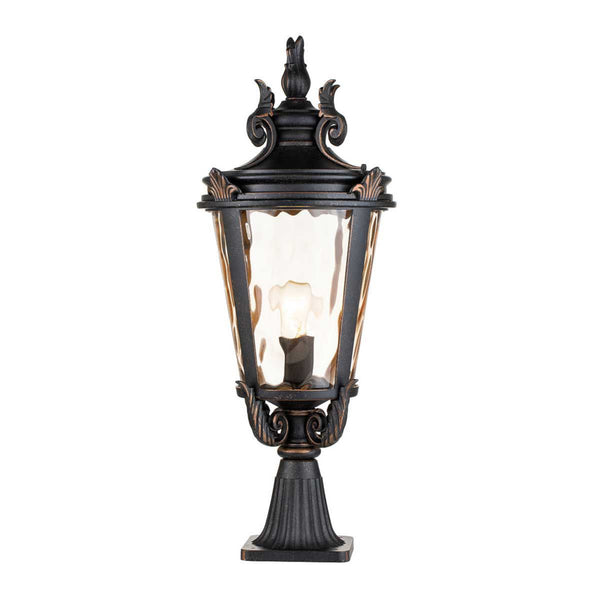 The Large Baroque 'Chirton' Bronze Pillar Light