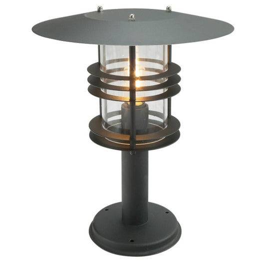 The Large Black 'Colebrooke' Pillar Light - thumbnail