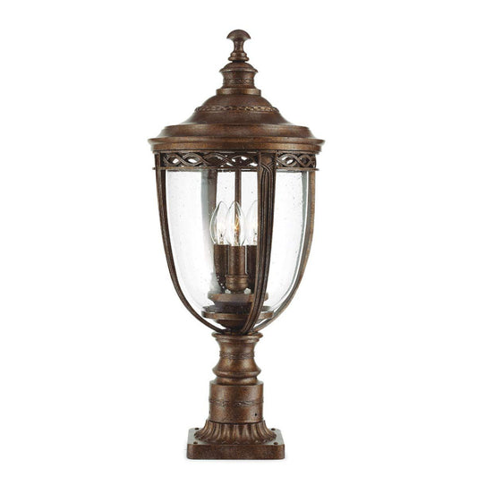 The Large Bronze 'Wraxall' Traditional Pillar Light