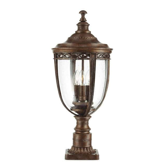 The Large Bronze 'Wraxall' Traditional Pillar Light - thumbnail