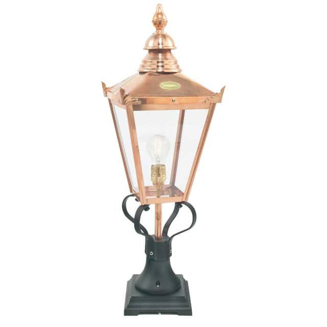 The Large Copper 'Bankfield' Pillar Light - thumbnail