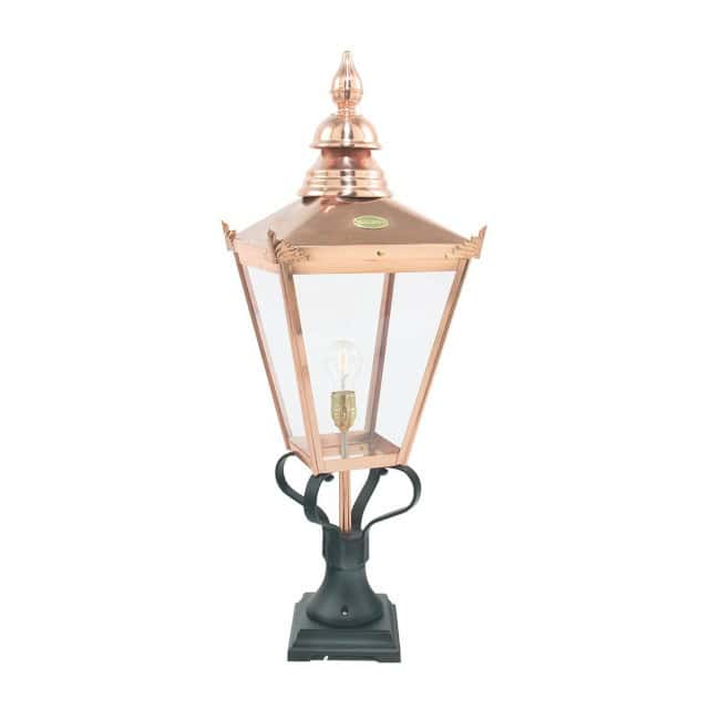The Large Copper 'Bankfield' Pillar Light - thumbnail