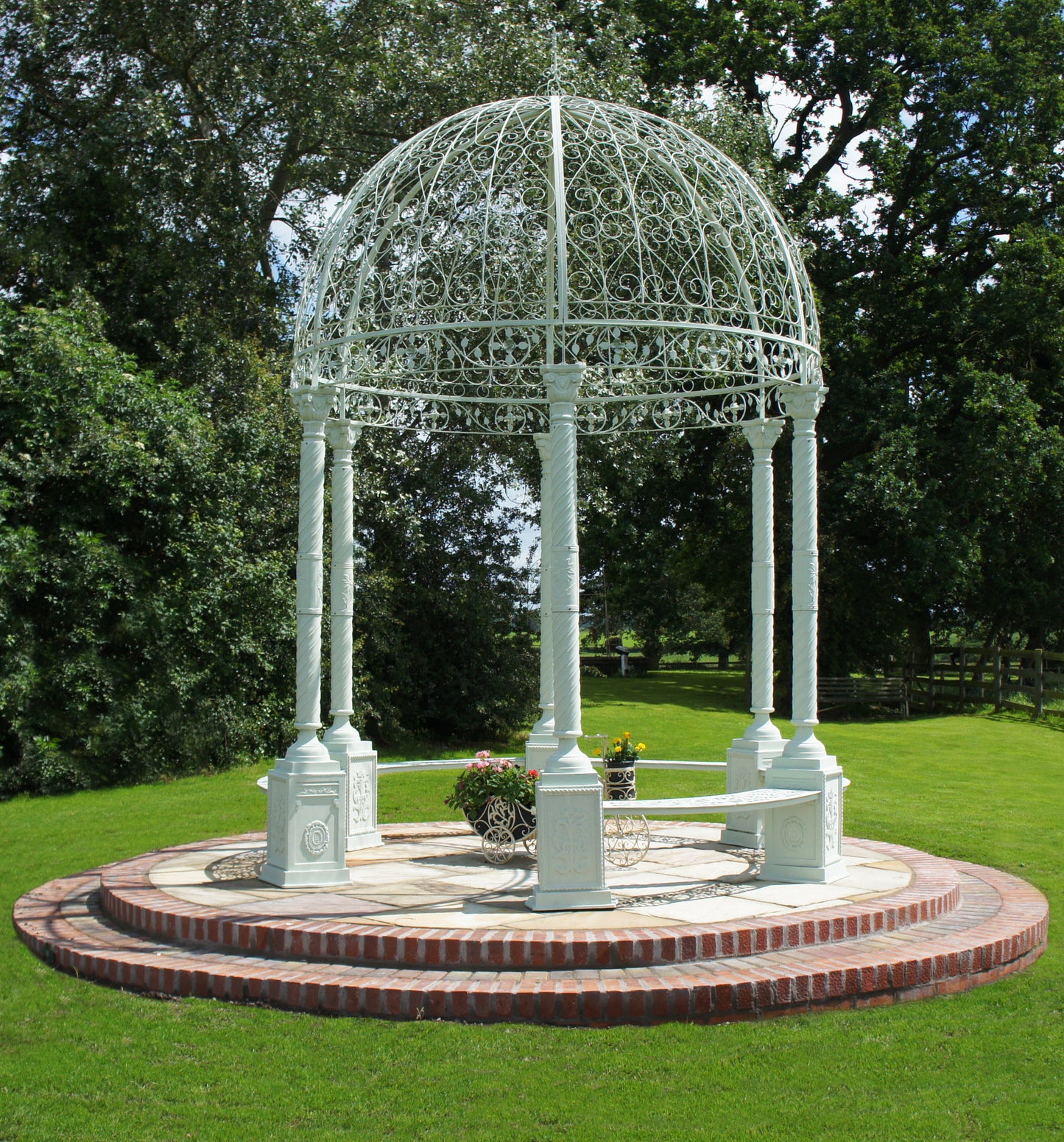 The Stunning 'Araminton' Pale Green Gazebo
