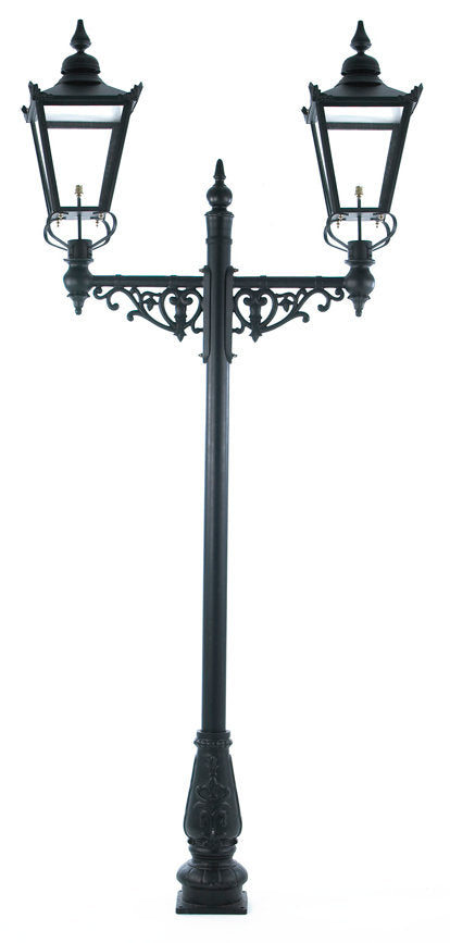 Dual Headed Victorian Lamp Post