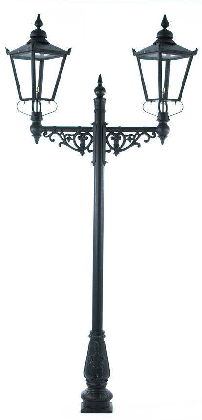 Dual Headed Victorian Lamp Post
