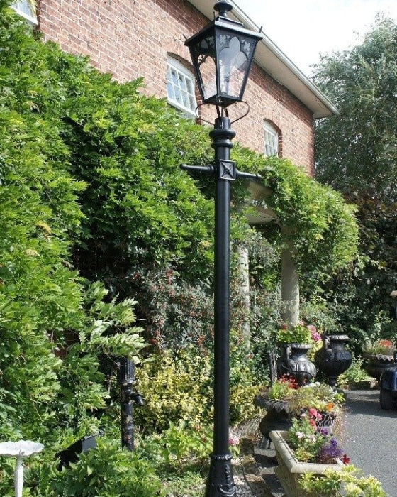 The 'Midnight Beacon' Gothic Lamp Post - 2.7m