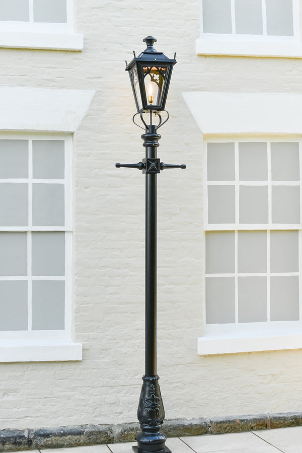 The 'Midnight Beacon' Gothic Lamp Post - 3.25m