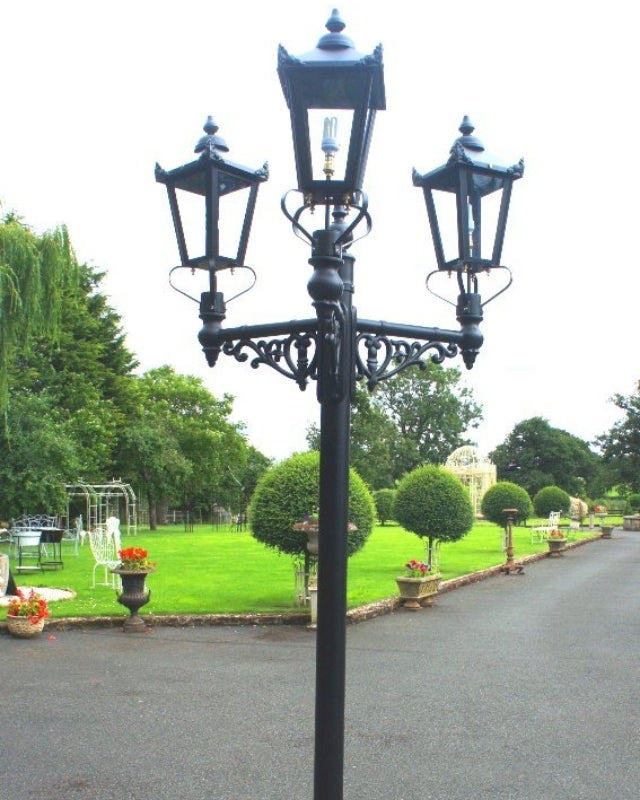 'The Palace' Triple Headed Lamp Post