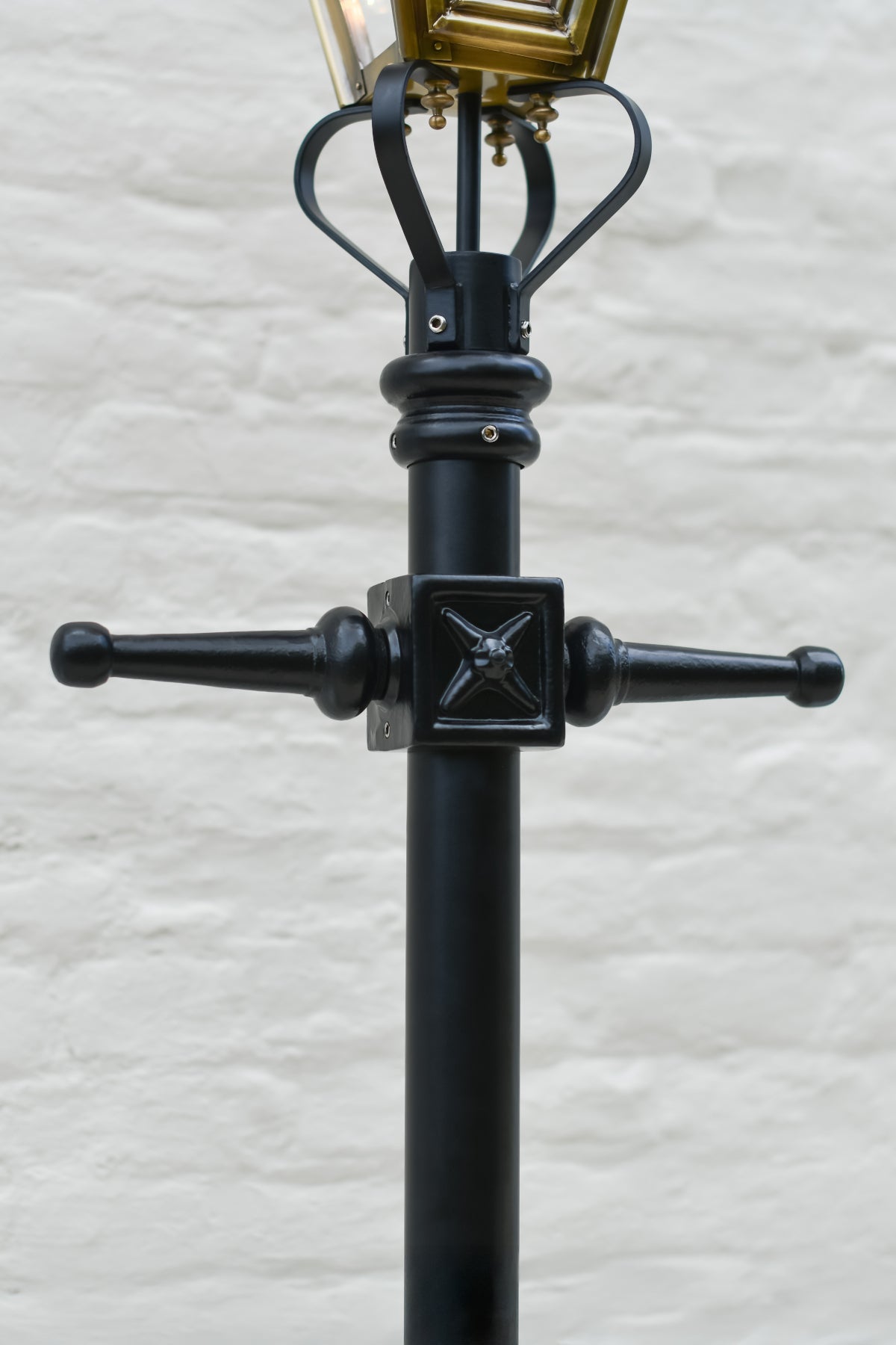 The black cast iron ladder bars