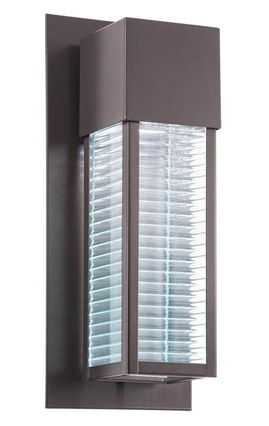 "The Örebro" Bronze Modern Flush Wall Light