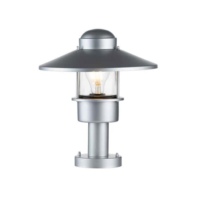 The Silver 'Bowood' Modern Pillar Light - thumbnail