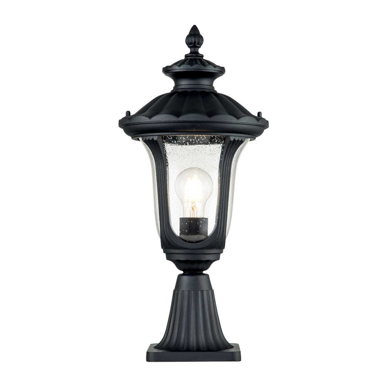 The Small Black 'Farnley' Pillar Light