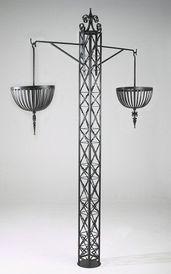 The Tower Wrought Iron Planter