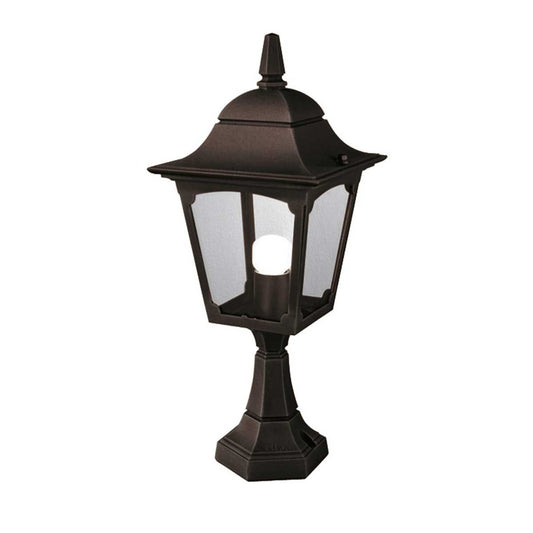 The Traditional 'Wolvey' Black Pillar Light