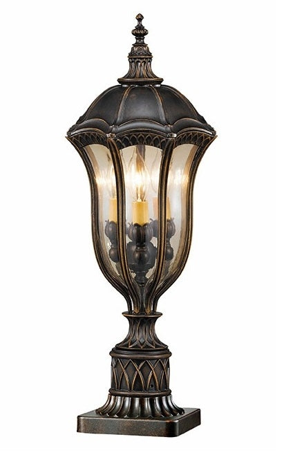 "The Versailles" Antique Gold and Bronze Pillar Light
