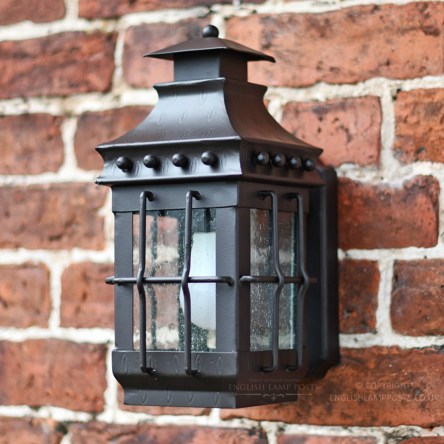 The Westcott Antique Wrought Iron Wall Light