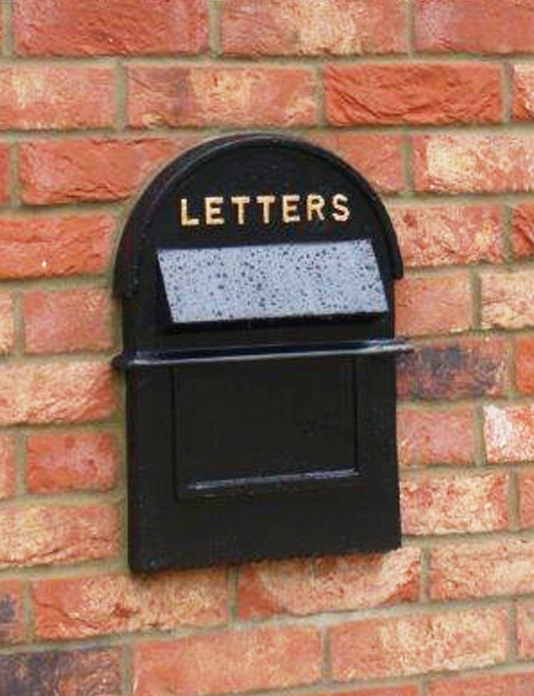 The Westminster Black Post and Parcel Box