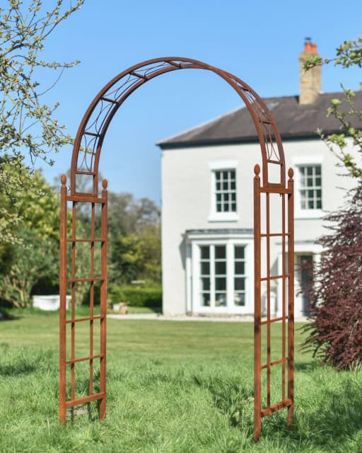 'Hassall' Pinecone Inspired Rustic Rose Arch - thumbnail