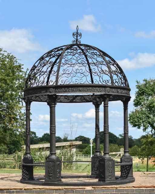 'Caversham' Elegant Black Gazebo - thumbnail