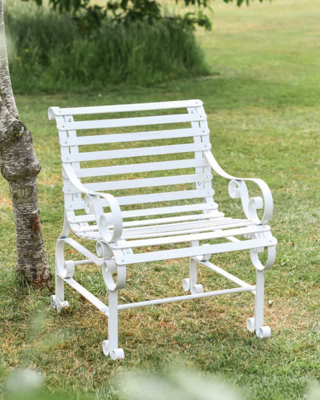 'Claydon' Cream One-Seater Bench-thumbnail