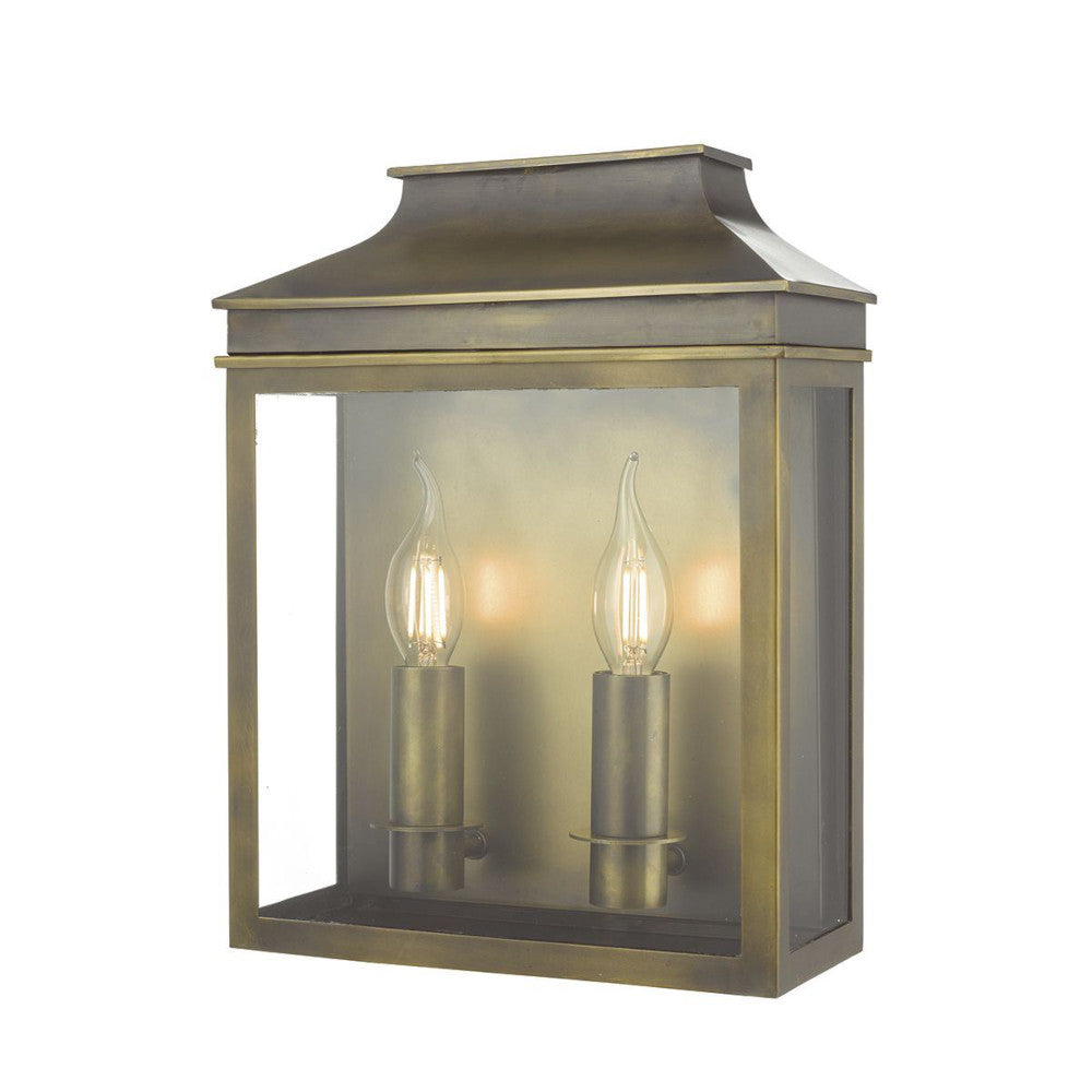 'Tissington' Brass Flush Fit Wall Light