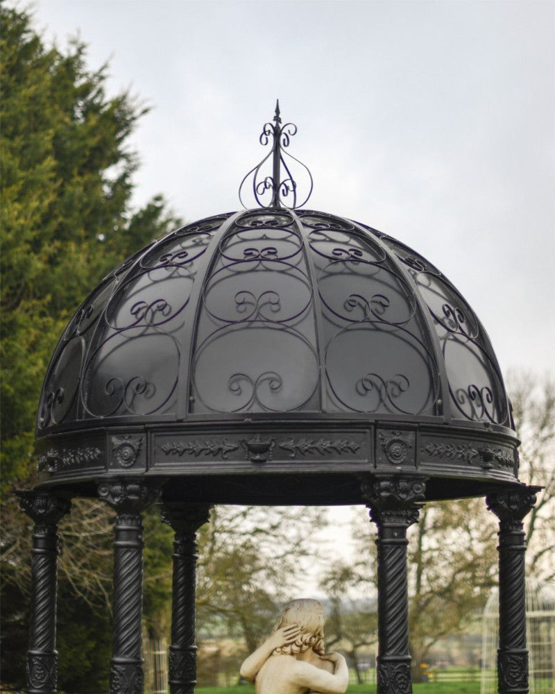 View of the metal roof 