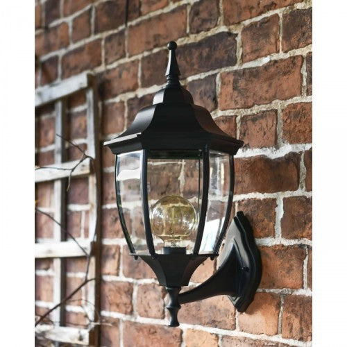 Aluminium Victorian Wall Lantern In Situ 