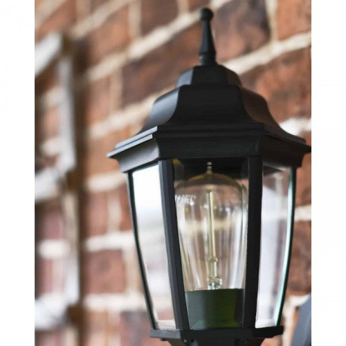 Traditional Black Aluminium Victorian Wall Lantern
