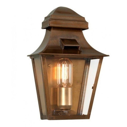 Traditional Antique Brass Exterior Wall Lantern