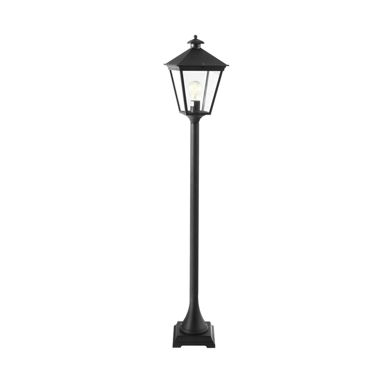 Traditional 'Arniston' Black Pillar Light