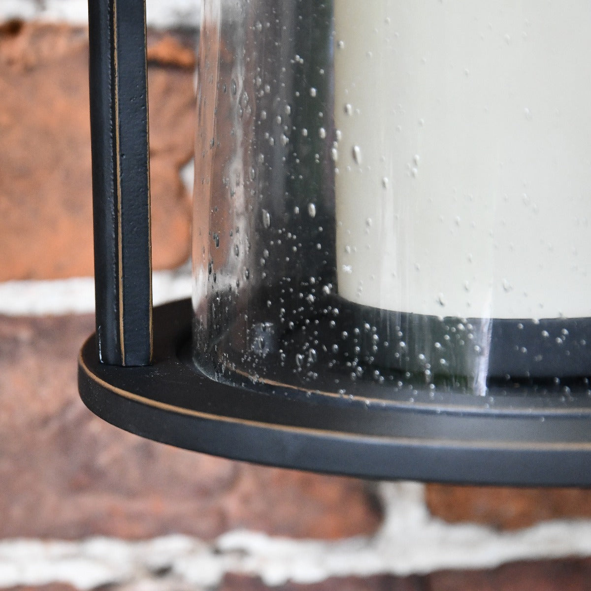 Traditional Bell-Shaped Glass Wall Lantern (2)