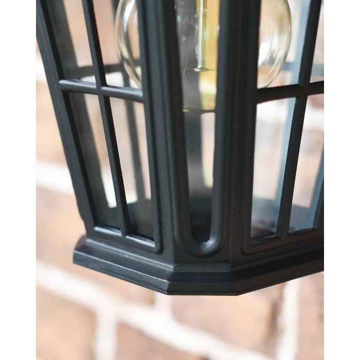 Close Up Of Black Panels On Lantern