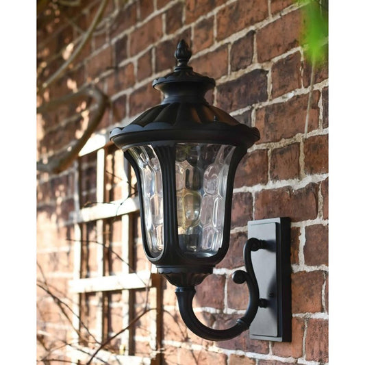 Traditional Black Aluminium Ornate Victorian Lantern 