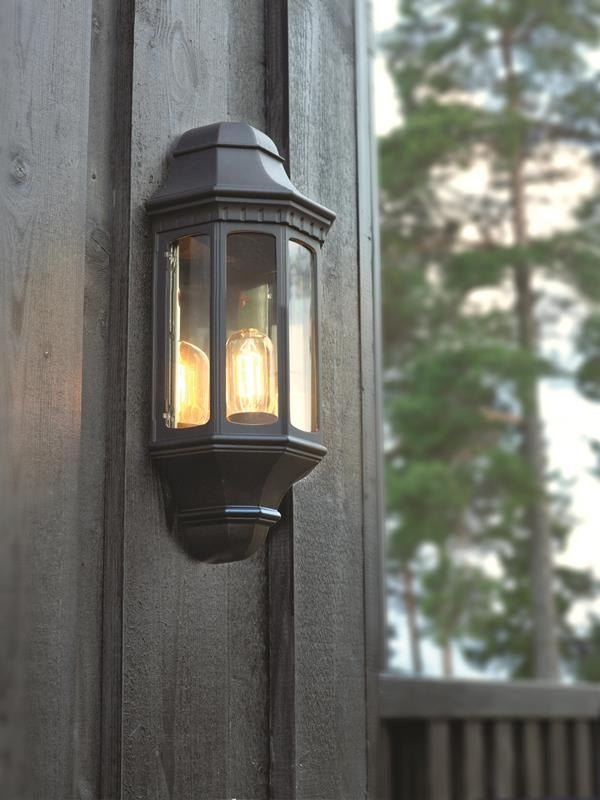 Traditional Flush Half Wall Lantern