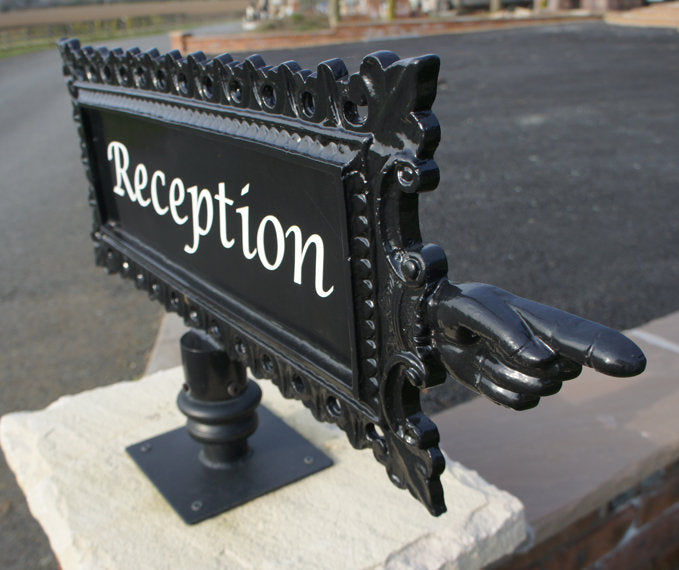 Ornate Directional Property Name Sign
