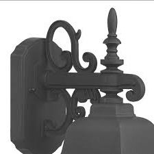 traditional porch lantern with top fix wall bracket