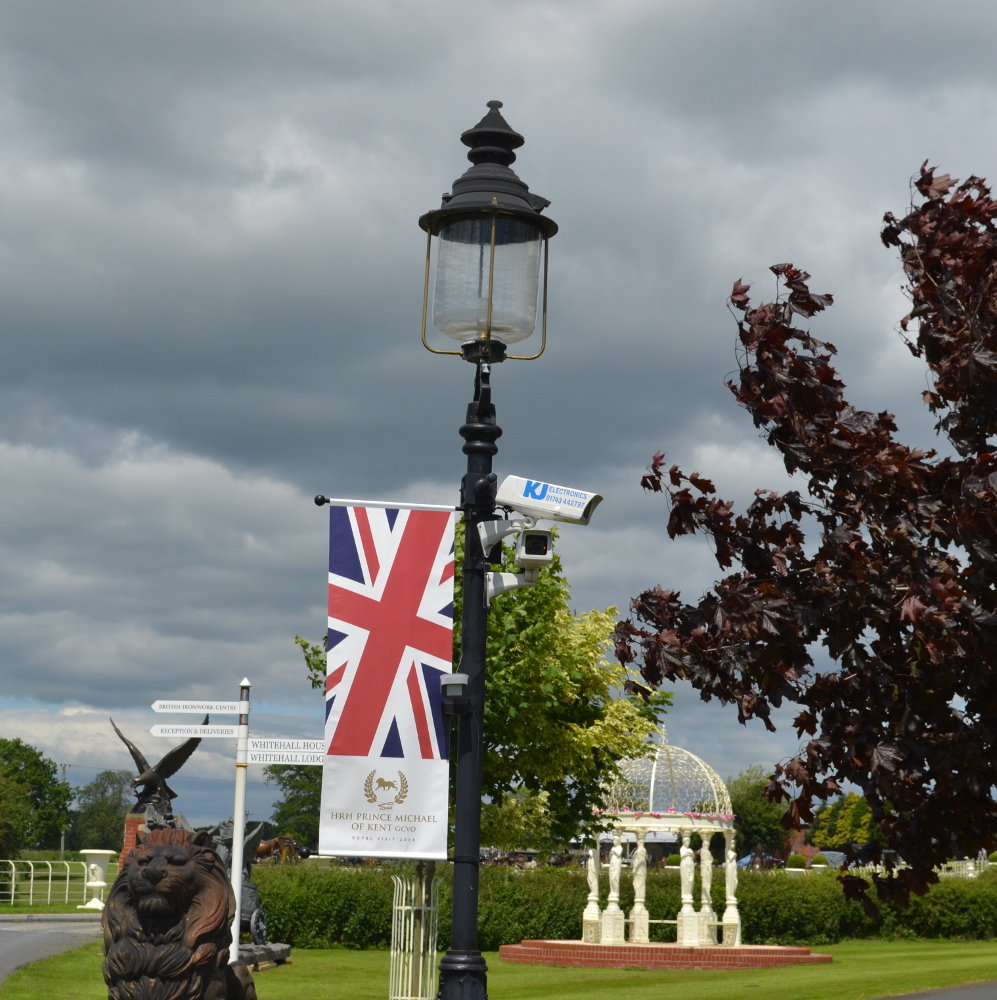 Victorian Style CCTV Lamp Post Column