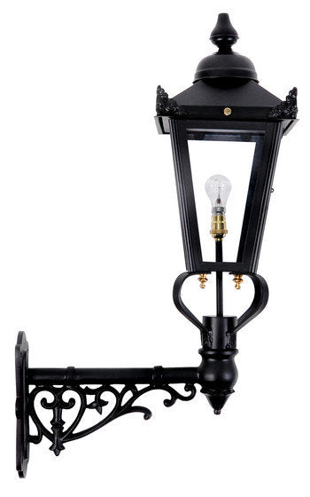 Victorian traditional wall light on ornate bracket