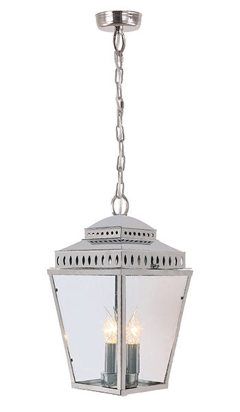 Traditionally Styled Brass Chain Lantern