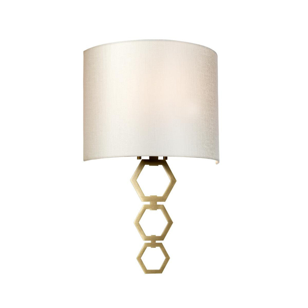 'Trevalyn' Modern Brass Wall light
