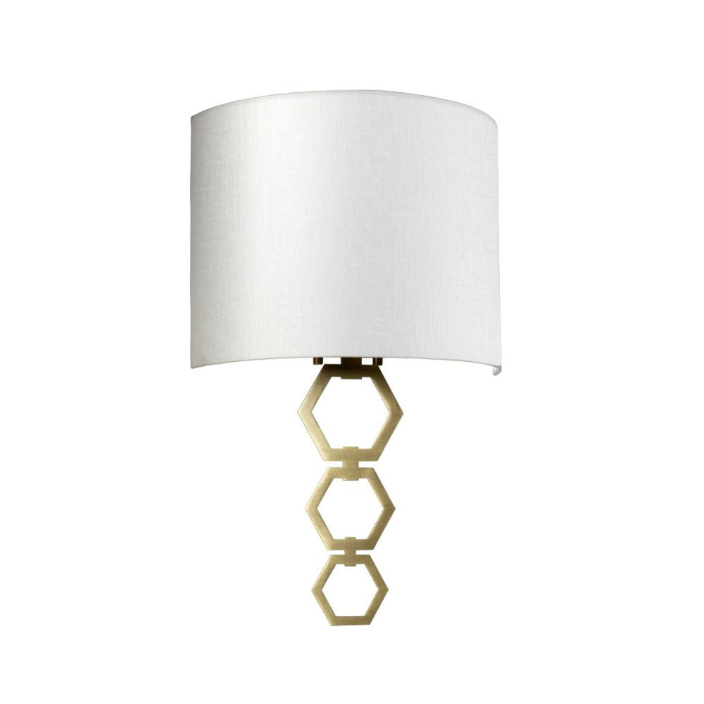 The 'Trevalyn' wall light not illuminated