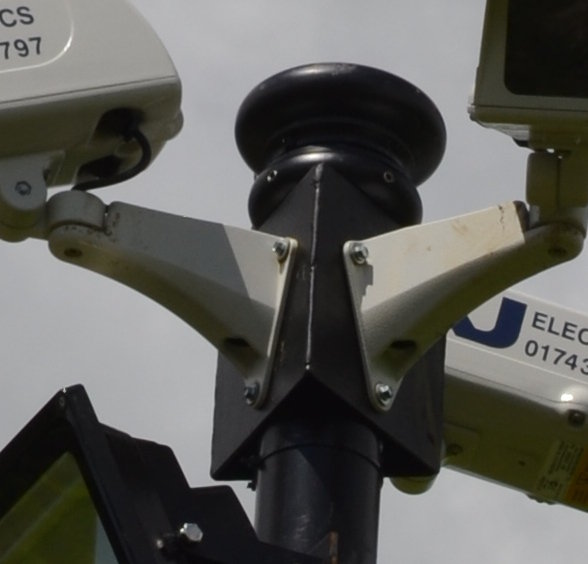 Tri-Adapter Triple CCTV Camera Bracket